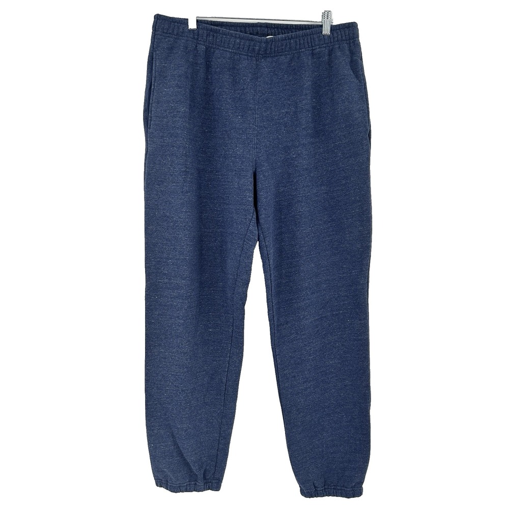 Lands End x Blake Shelton Sweatpants Mens L Blue Jogger Lounge Outdoor Pockets